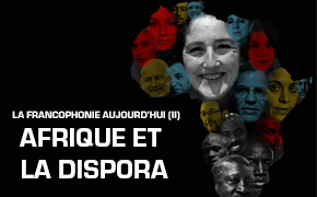 Nom de l'activitat amb un mapa d'Àfrica format amb les cares de diferents persones